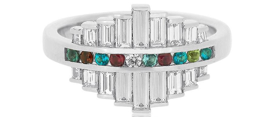 Art Deco Mothers Ring Birthstone Custom The Jewelers Vault KVK Jewelery Designs.jpg